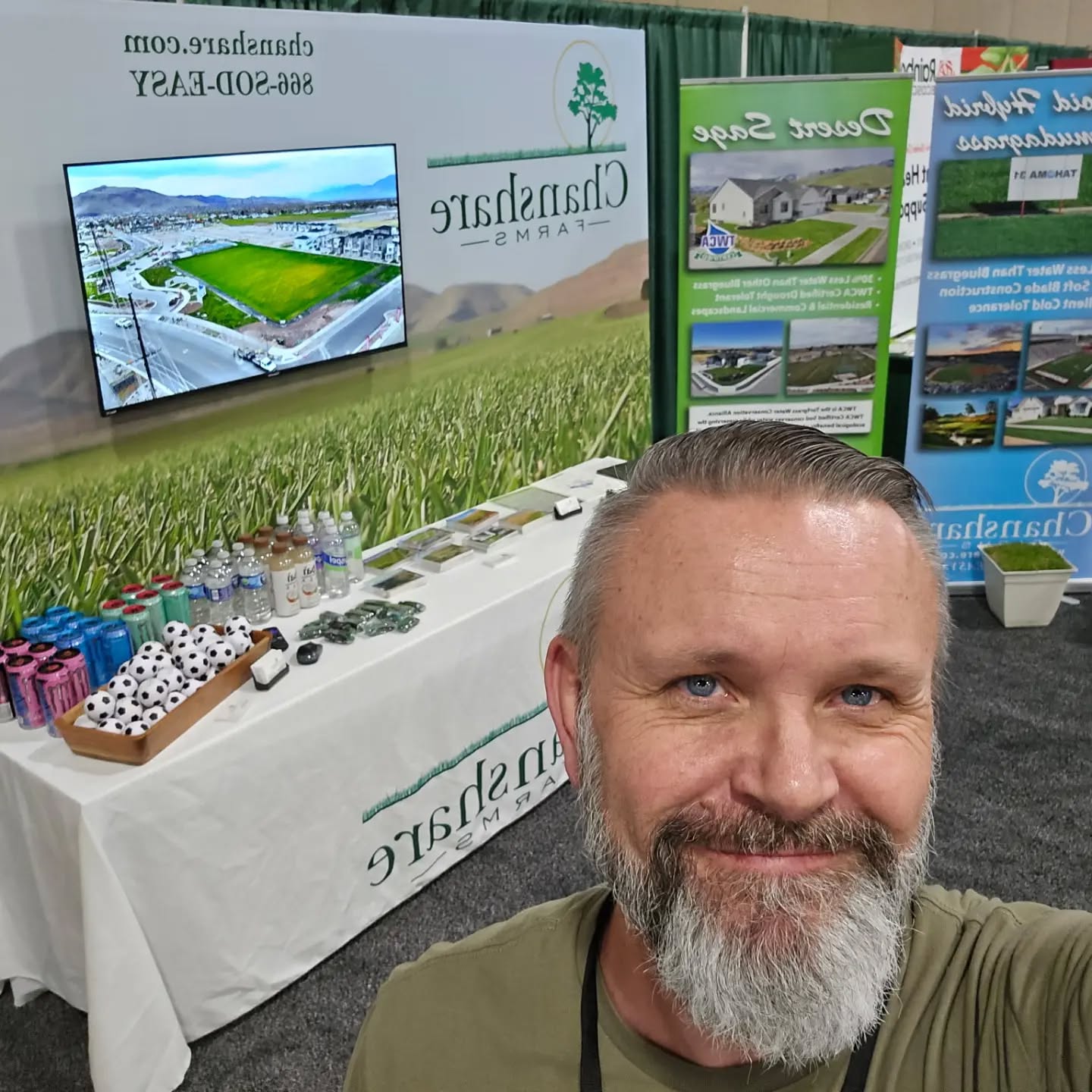 We're at the Utah Nursery and Landscape Association (UNLA) Green Conference in Salt Lake City today and tomorrow! 💚  #chansharesod #waterwisesod #Tahoma31 #droughttolerantlandscape #learnyourlawn