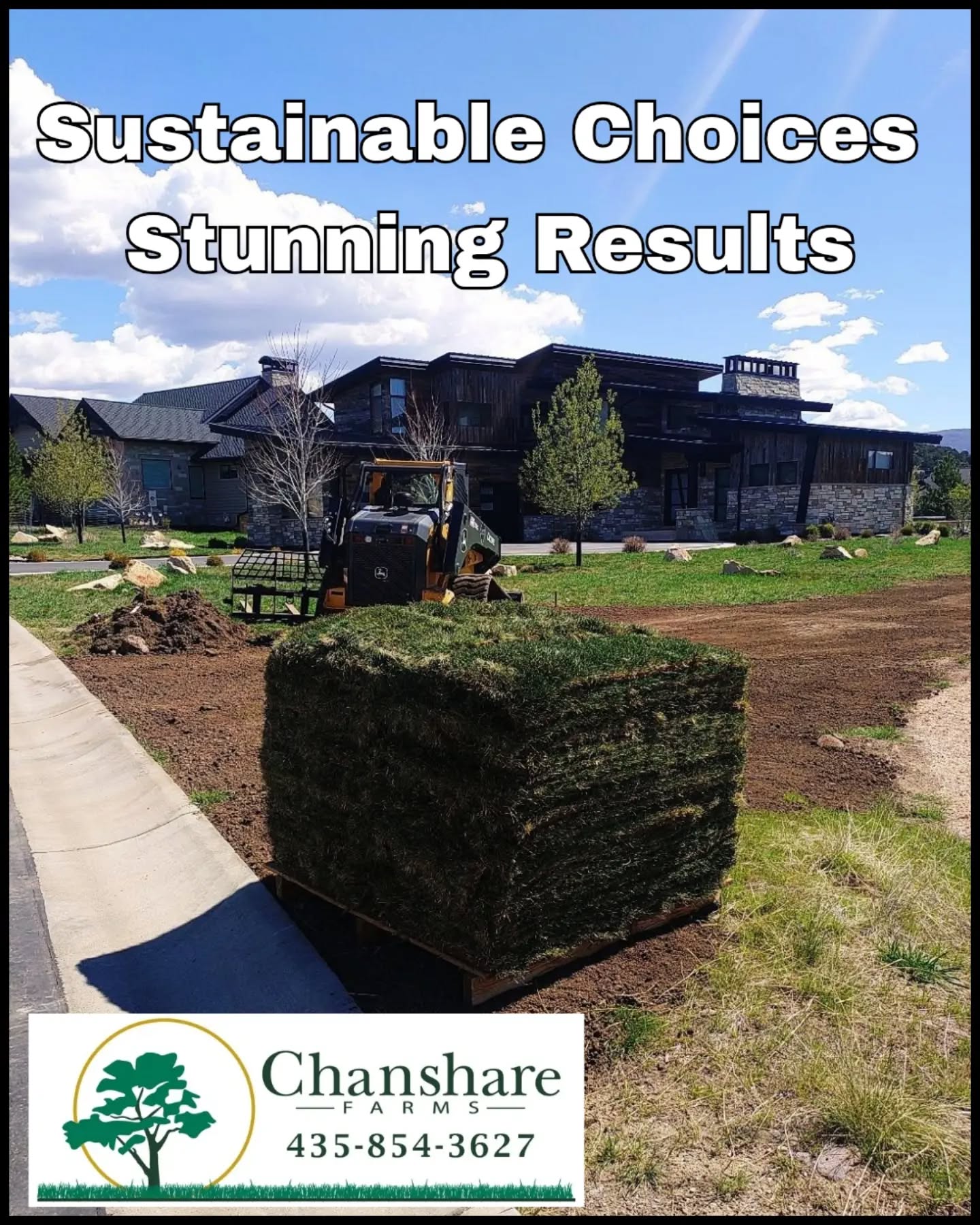 Freshly harvested sod grown for smarter water use where it matters most. There’s nothing quite like the look of a healthy, thoughtfully designed green space coming to life! 
#chansharefarms #waterwisesod #droughttolerantlandscape #TWCA #desertsagesod