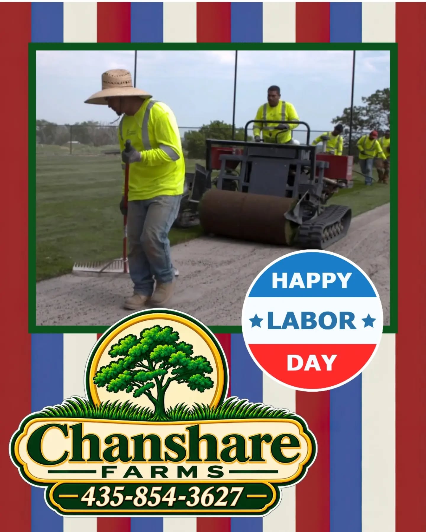 Happy Labor Day! 🇺🇸🌱
We’re celebrating hard work—and reminding you that your lawn deserves a little work too! Early September is the perfect time to fertilize and give your grass the nutrients it needs to finish the season strong.
#laborday #chansharefarms #chansharesod #droughttolerantlandscape #learnyourlawn